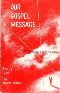 Our Gospel Message Book Cover