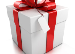 A Powerful Gift (Newsletter 2-4 Blog) gift box over white background 3d illustration